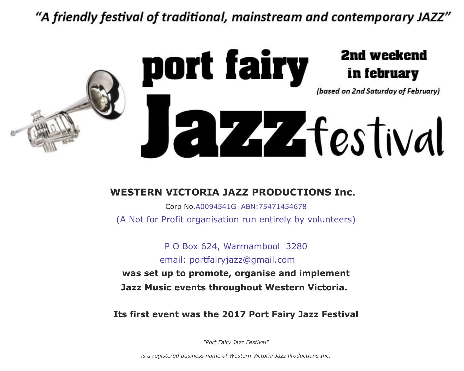 Port Fairy Jazz Festival Australian Jazz Museum